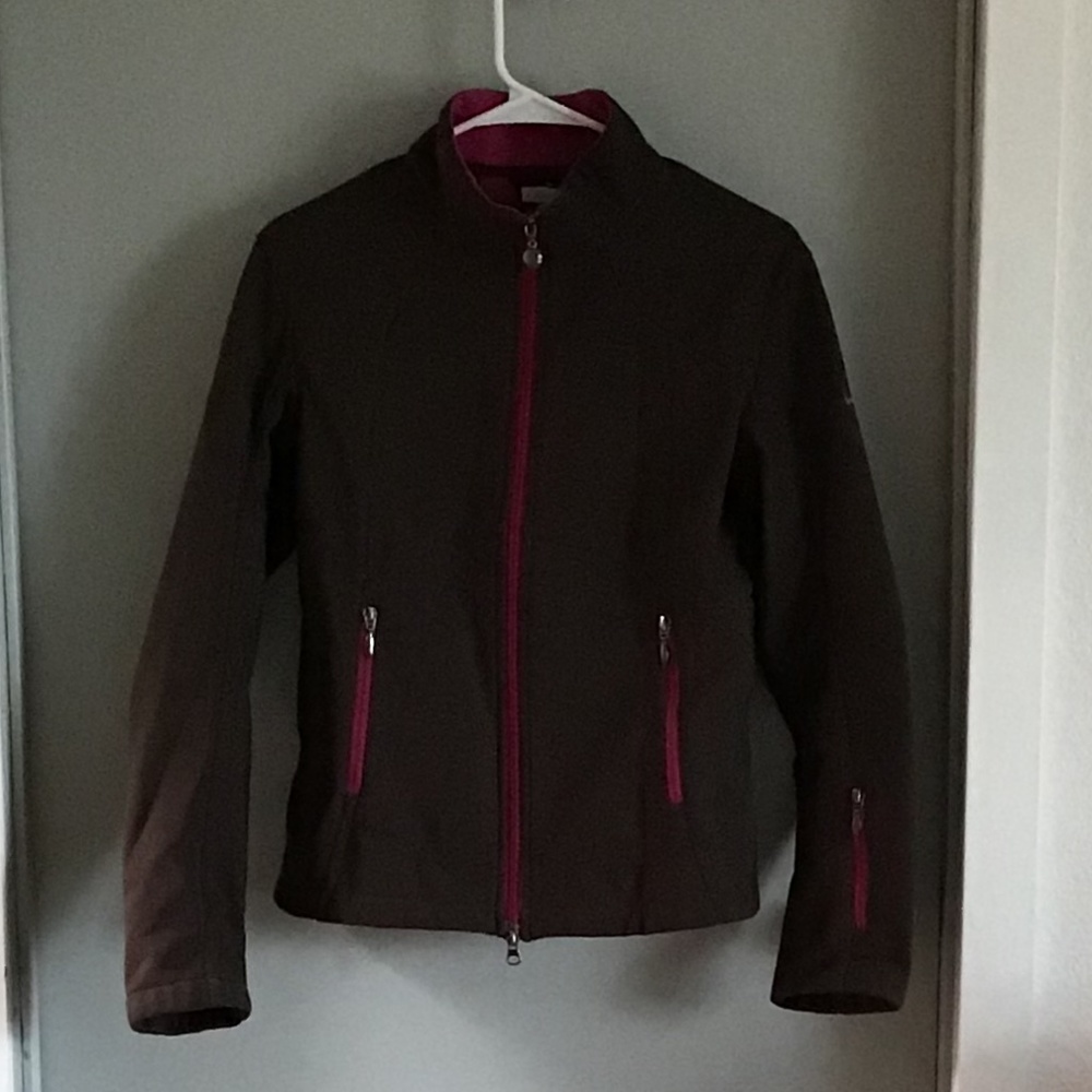 Size medium brown and pink Nike jacket